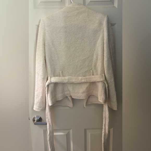 IRO Iquitos Boucle Jacket in White, Size 42/8 - Picture 10 of 12